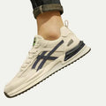 Retro Panel Lace-Up Sneakers with Chunky Sole - Photo 9