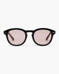 Brown Round Frame Blue Lens Fashion Sunglasses - Photo 5