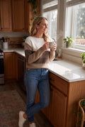 Women's Sweater Ombre Relaxed Fit in Brown — home kitchen