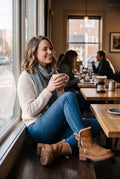 Women's Winter Boots Elegant in Brown — secondary lifestyle