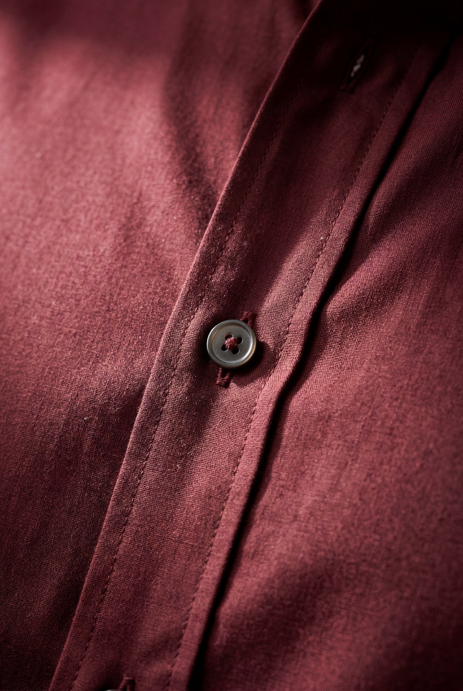 Burgundy Slim Fit Classic Collar Button-up Shirt - Casual Shirts - Photo 11