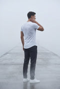 White Slim Fit Crew Neck Short Sleeve Tee - Short sleeve t-shirts - Photo 19