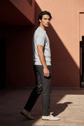Light Gray Fine Relaxed Fit Short Sleeve T-shirt - Relaxed fit t-shirt - Photo 17