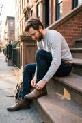 Men's Boots Classic Leather in Coffee — secondary lifestyle