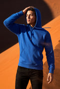 Blue Men's Classic Drawstring Hood Regular Fit Pullover Hoodie - Men's hoodie - Photo 20