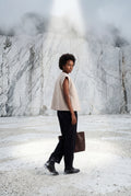 Khaki Oversized Sleeveless Open-front Cardigan Vest - Oversized cardigan - Photo 6