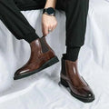 Brogue Detailing Chelsea Slip-on Boots - Photo 7