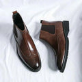 Brogue Detailing Chelsea Slip-on Boots - Photo 9