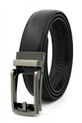 Gunmetal Automatic Buckle Adjustable Dress Belt - Photo 5