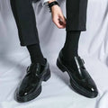 Monk Strap Brogue Oxford Dress Shoes with Wingtip Detail - Monk strap oxford shoes - Photo 4
