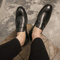 Polished Almond Toe Classic Penny Loafers - Photo 4