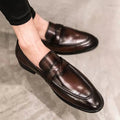 Polished Almond Toe Classic Penny Loafers - Photo 5