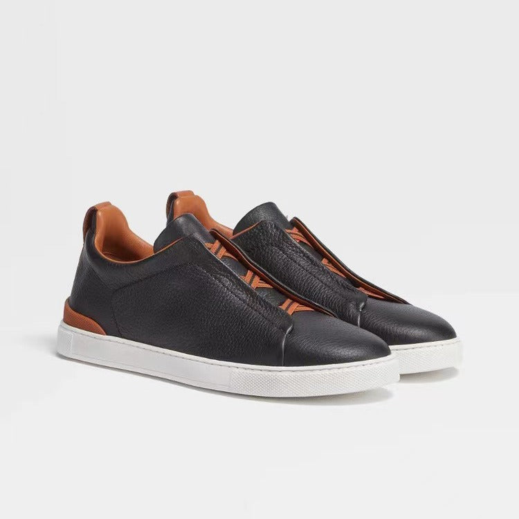 Textured Slip-on Low Top Sneakers - Photo 2