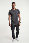 Dark Gray Slim Fit Crew Neck Short Sleeve Tee - Short sleeve t-shirts - Photo 10