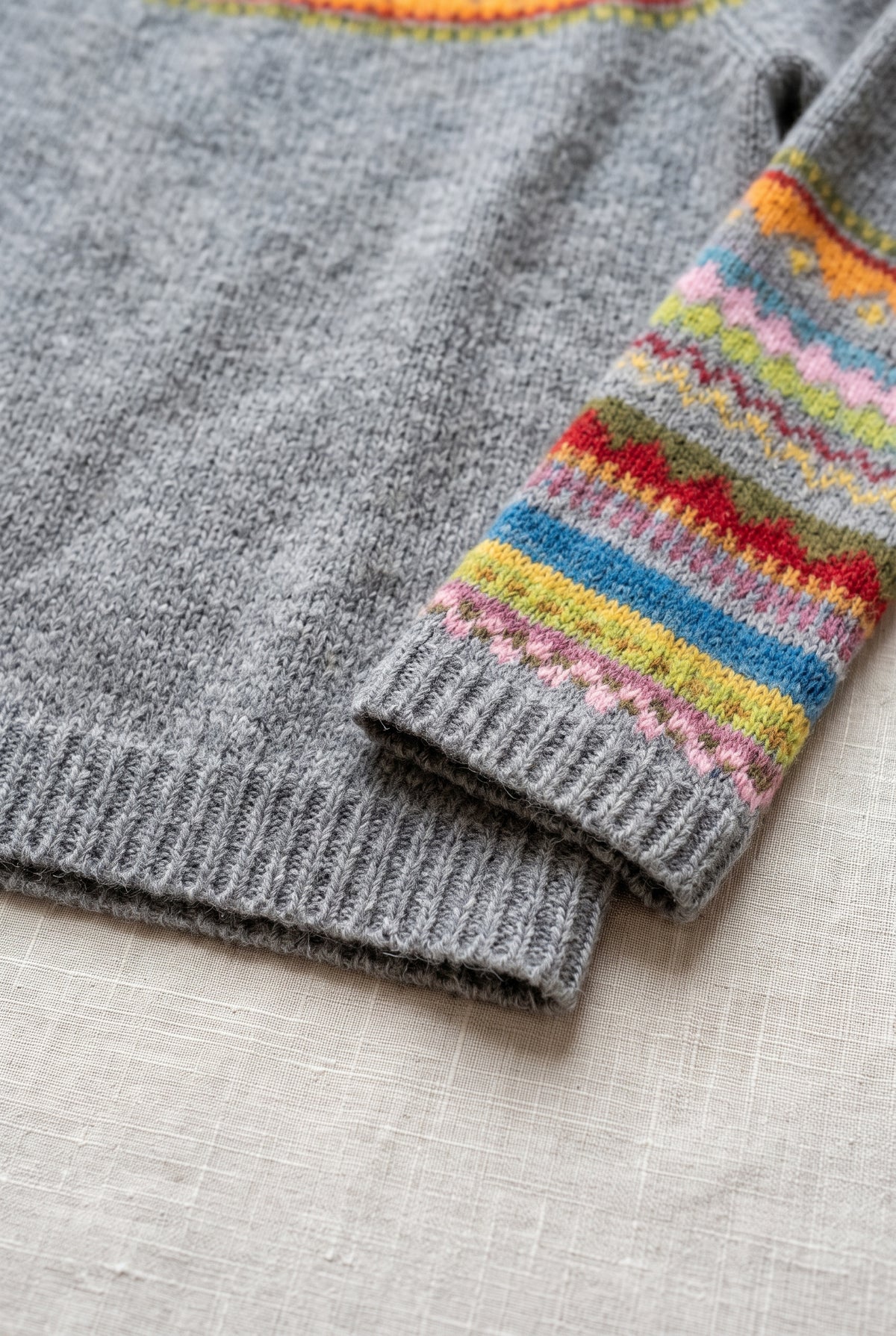 Wool Knit Sweater — studio angle