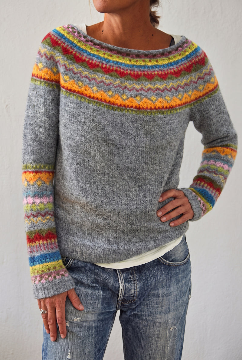 Wool Knit Sweater — studio front