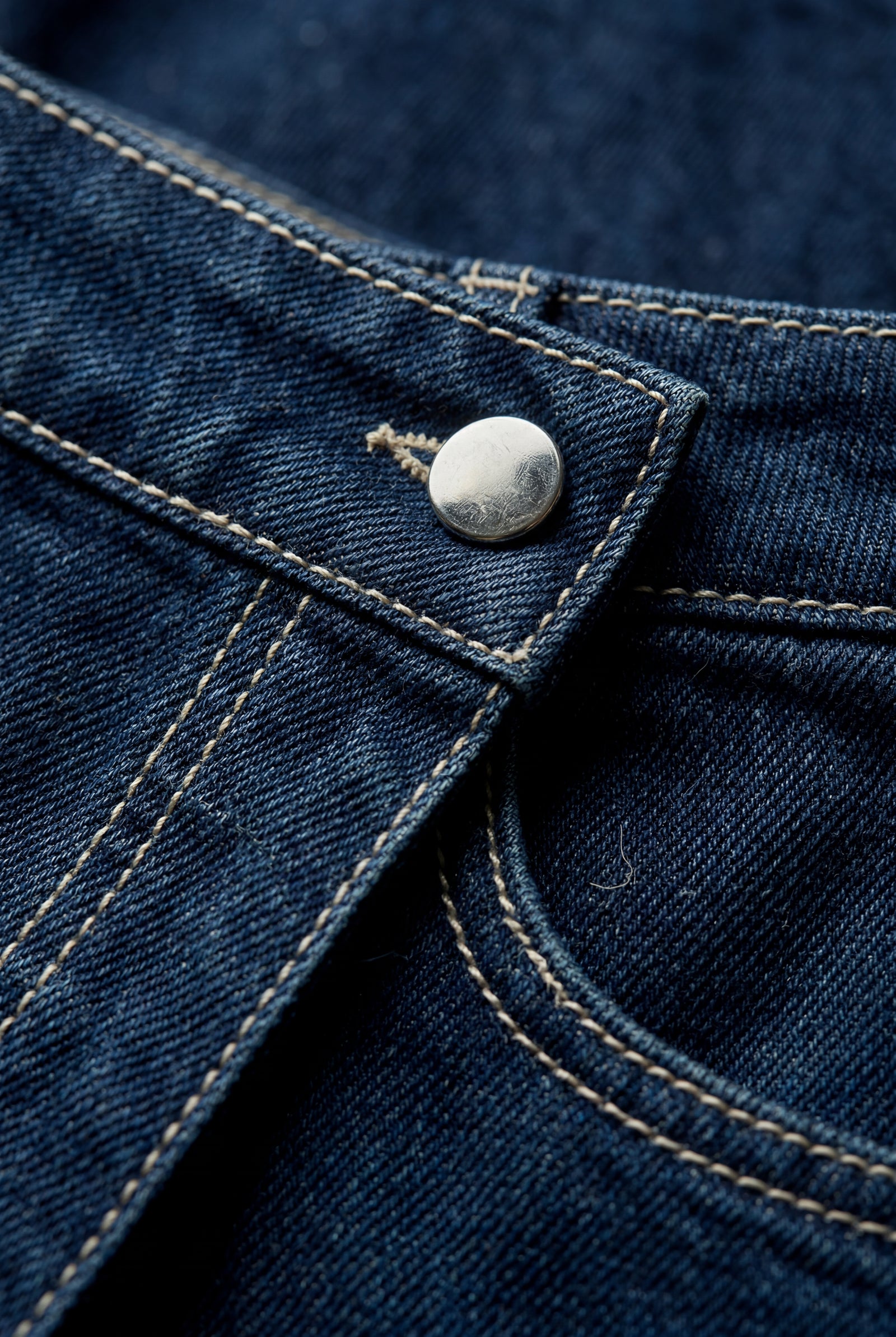 Denim Blue Indigo Blue Crop Top and Asymmetrical Mini Skirt Set - Crop top set - Photo 3