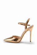Pointed Toe Ankle Strap Stiletto Heels - Ankle strap heels - Photo 2