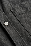 Gray Charcoal Structured Long Sleeve Button-down Shirt - Casual Shirts - Photo 11