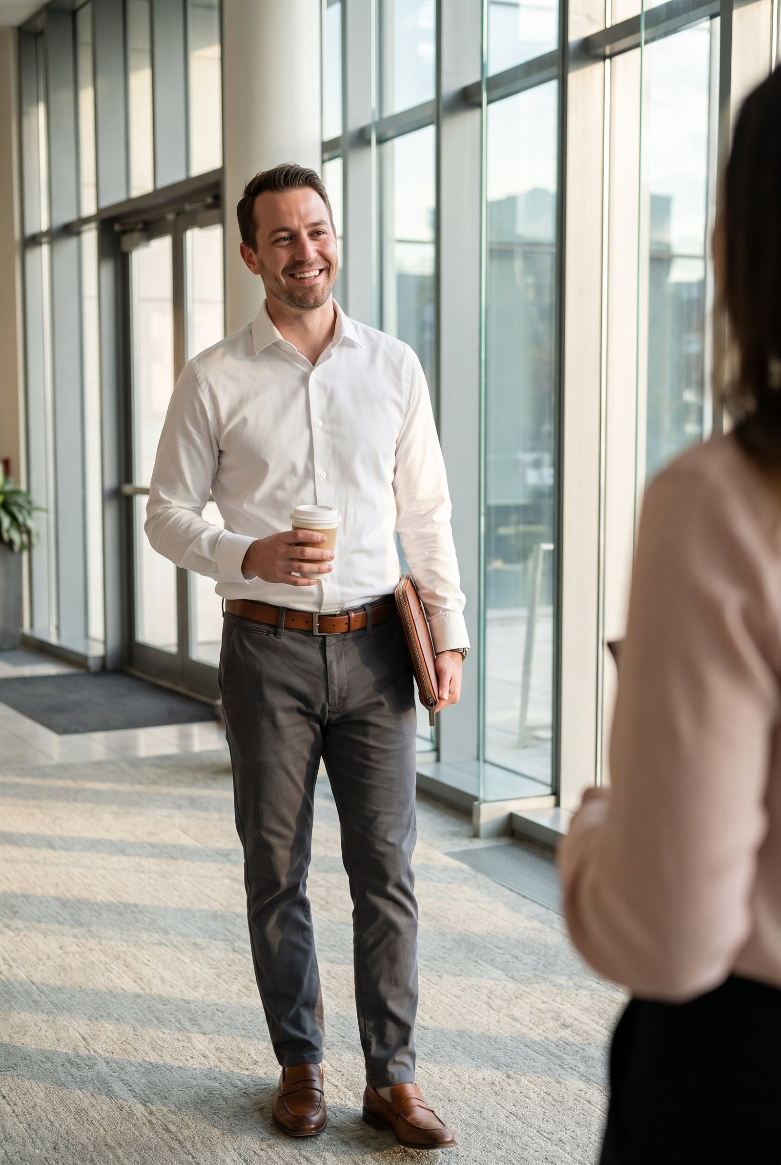 Men's Chinos Regular Fit in Gray — secondary ugc