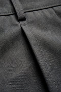 Gray Pleated Straight Leg Tailored Dress Trousers - Straight leg trousers - Photo 6