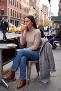 Women's Hooded Coat Relaxed Fit in Gray — urban cafe