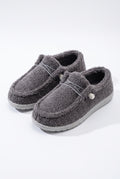 Women's Slippers Teddy Plush in Gray — product shot