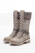Women's Winter Boots Lace-Up High-Rise in Gray — primary product