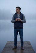 Black Quilted Puffer Vest with -lined Collar - Vests - Photo 5