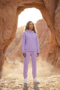 Purple Relaxed Fit Hoodie and Jogger Matching Set - Casual set - Photo 10