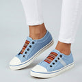 Multicolor Elastic Band Slip-on Canvas Sneaker - Sneakers - Photo 6
