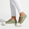 Multicolor Elastic Band Slip-on Canvas Sneaker - Sneakers - Photo 8
