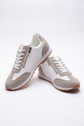 Women's Sneakers Slip-On Beige in Grey — primary product