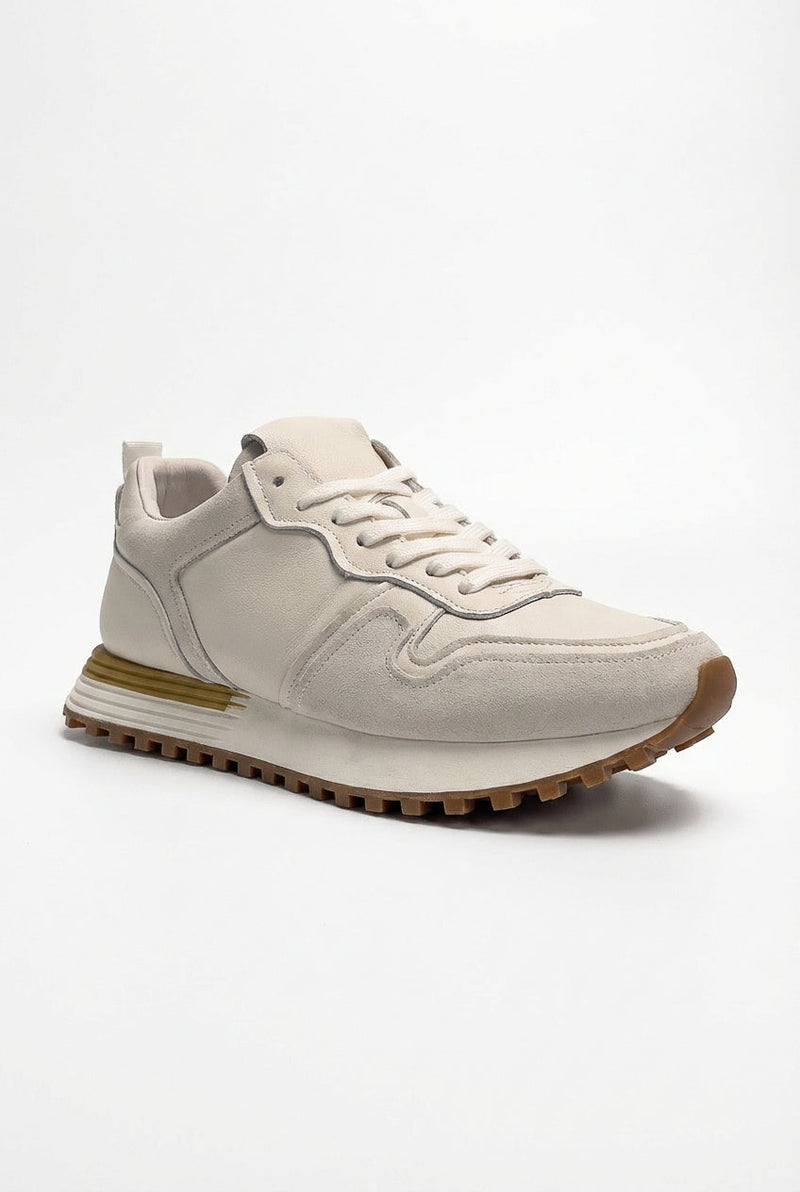 Ivory Ivory Retro-inspired Low Top Sneakers with Chunky Sole - Photo 2