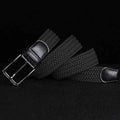 Men's Braided Stretch Belt with Trim and Buckle - Belts - Photo 6