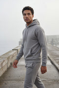 Light Gray Men's Relaxed Pullover Hoodie and Jogger Set - Hoodie jogger set - Photo 20