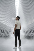 Black Men's Slim-Fit Water-Repellent Chino Trousers - Waterproof casual pants - Photo 15