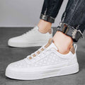 Perforated Minimalist Low-top Sneakers - Photo 4