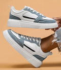 Chunky Sole Colorblock Low-top Lace-up Sneakers - Slip-on sneakers - Photo 5