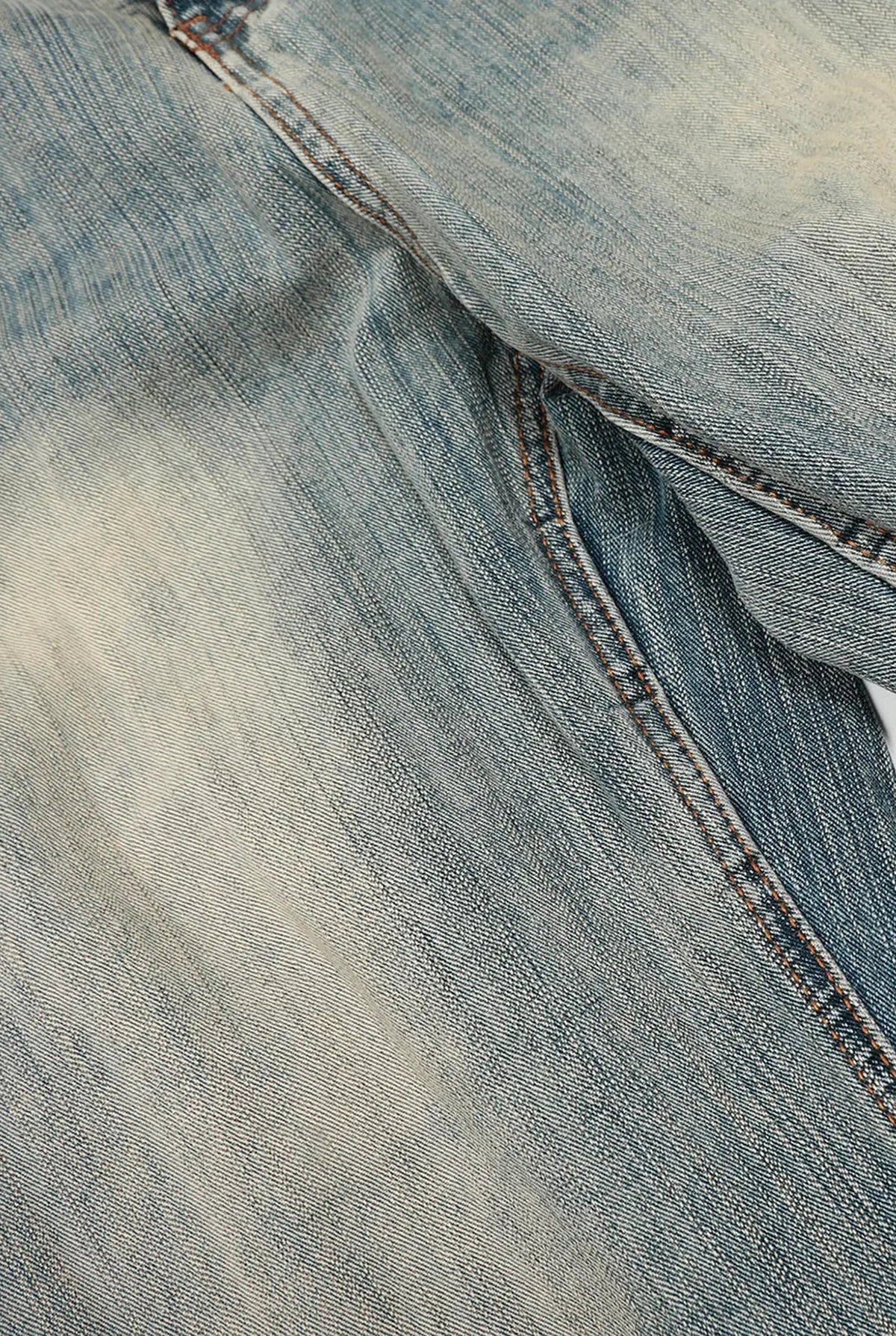 Denim Bootcut Jeans in Light Blue — back