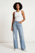 Light Blue High-rise Wide Leg Vintage Jeans - Wide leg jeans - Photo 4