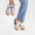 Women's Retro Low-Top Slip-On Sneakers with Color-Block Panels - Slip-on shoes - Photo 8