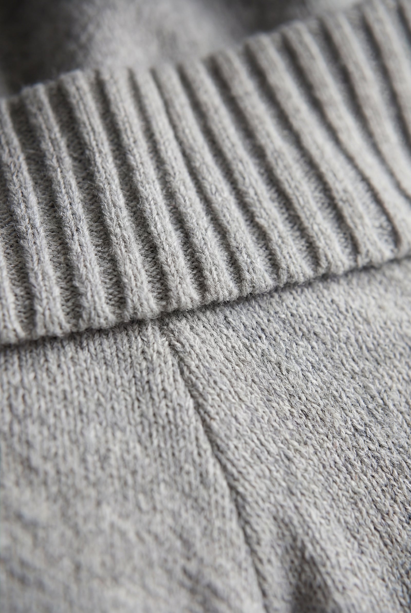 Light Gray Ribbed Cropped Hoodie and Flared Pants Lounge Set - Cardigan and pants - Photo 13