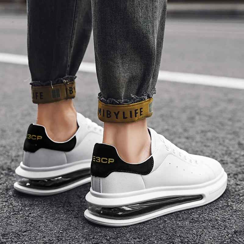 Chunky Air-cushion Low Top Platform Sneakers - Low top sneakers - Photo 8