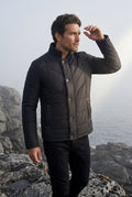 Black Fitted Quilted Hip-length Winter Jacket - Winter jackets - Photo 9