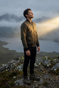 Dark Green Men's Slim-Fit Minimalist Classic Bomber Jacket - Photo 14
