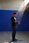 Black Fine Classic Fit Crewneck Sweater - Classic fit sweater - Photo 23