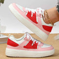 Chunky Platform Colorblock Sneakers with Bold Panels - Photo 3