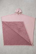 Fleece-Lined Hooded Blanket in Pink — Stilenza main image
