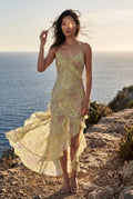 Light Green Sheer Ruffled Tiered Maxi Slip Dress - Maxi dress - Photo 7